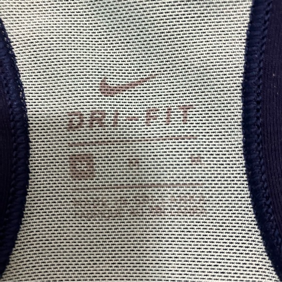 Nike | Just do it Dri-Fit blue sport bra - Picture 9 of 10